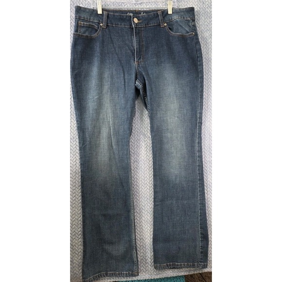 Wrangler Bootcut Jeans Womens Size 19x34 Stretch Mid Rise Western Cowgirl - Picture 3 of 10